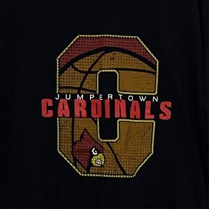 Jumpertown Mississippi Cardinals Basketball T-Shirt 2XL Black High School Sports
